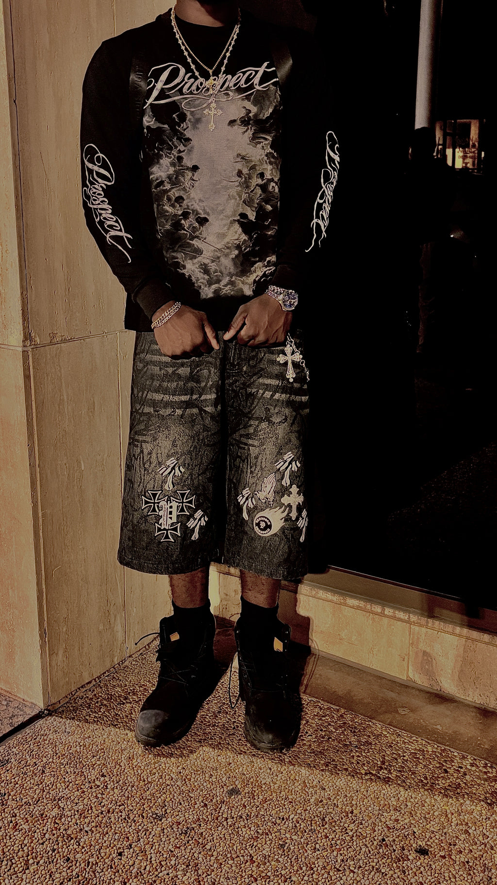 Eternal Vision Jorts — Black