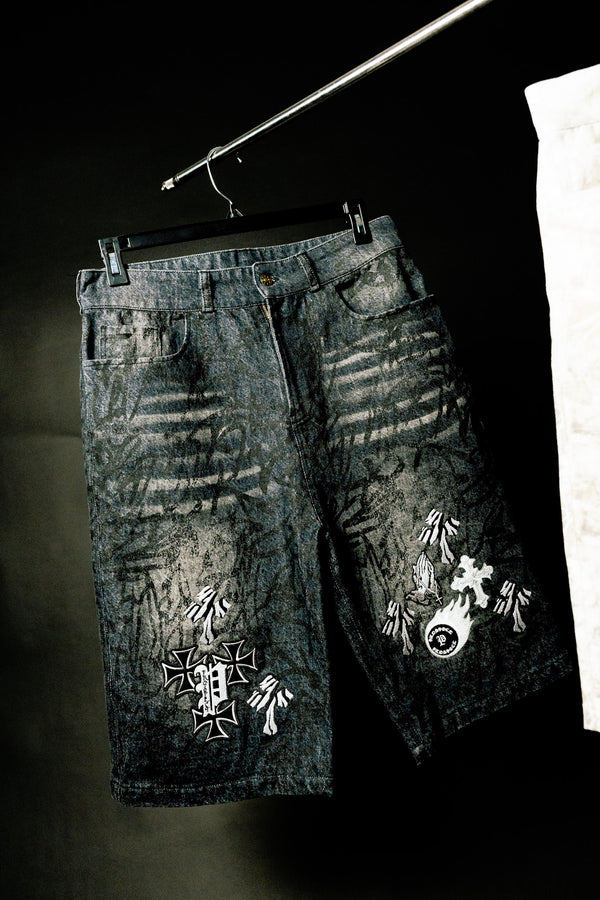 Eternal Vision Jorts — Black