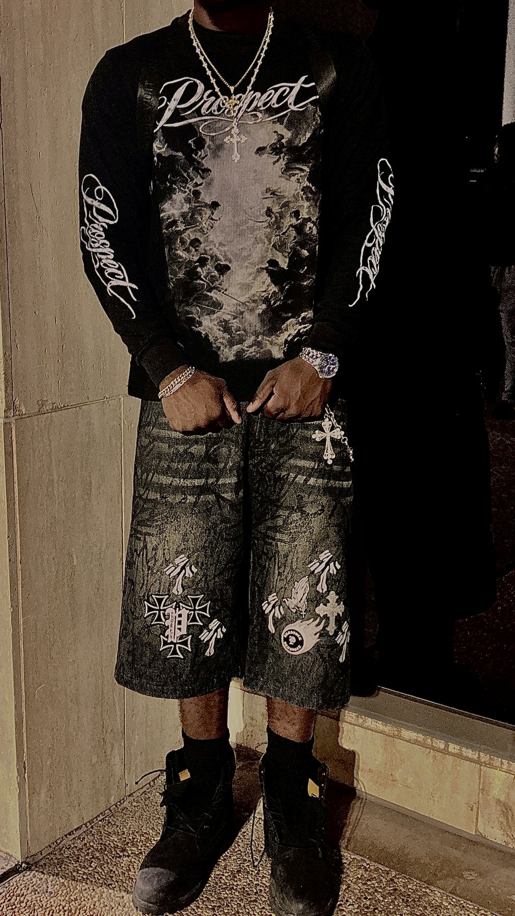 Eternal Vision Jorts — Black